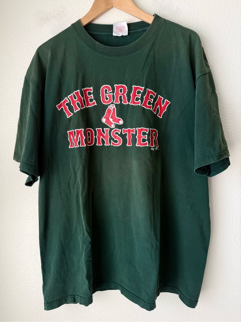 Vintage 2007 Majestic Boston Red Sox "The Green Monster" Graphic T-Shirt 2XL